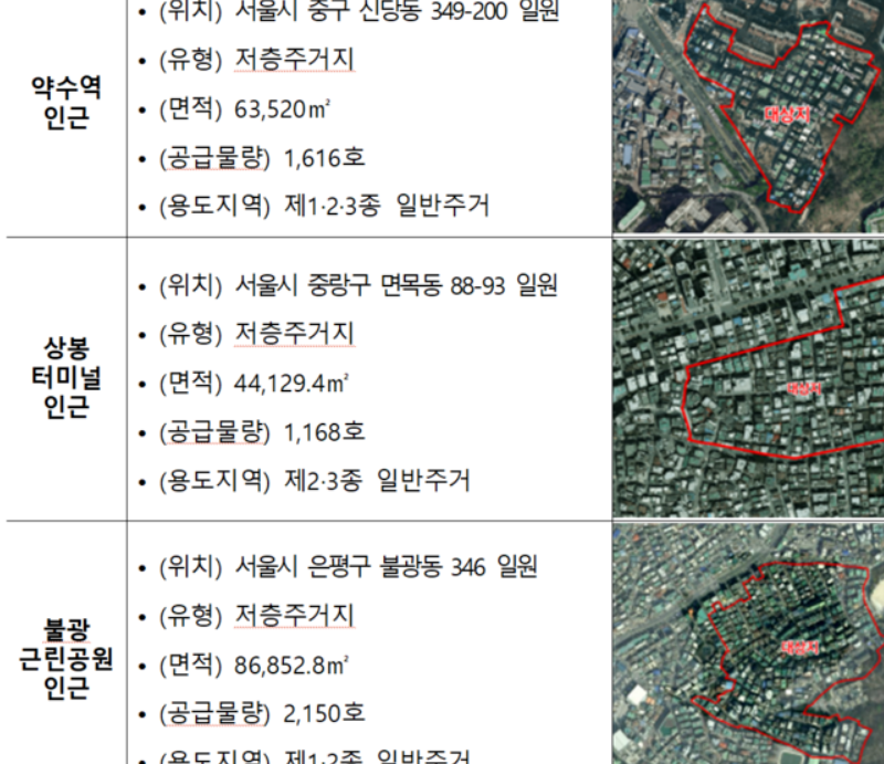 서울 약수역 등 3곳 도심 공공주택 복합지구 지정